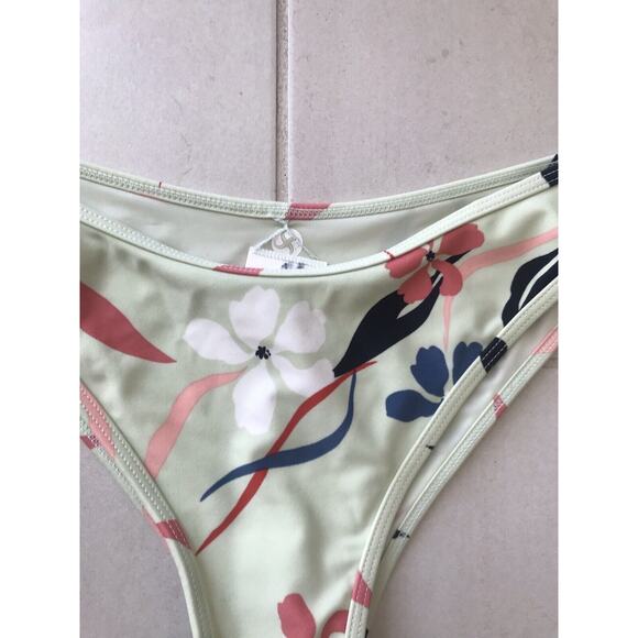 Sisstrevolution Swim Bikini Bottom Multicolor Floral Print Cheeky - Picture 3 of 8